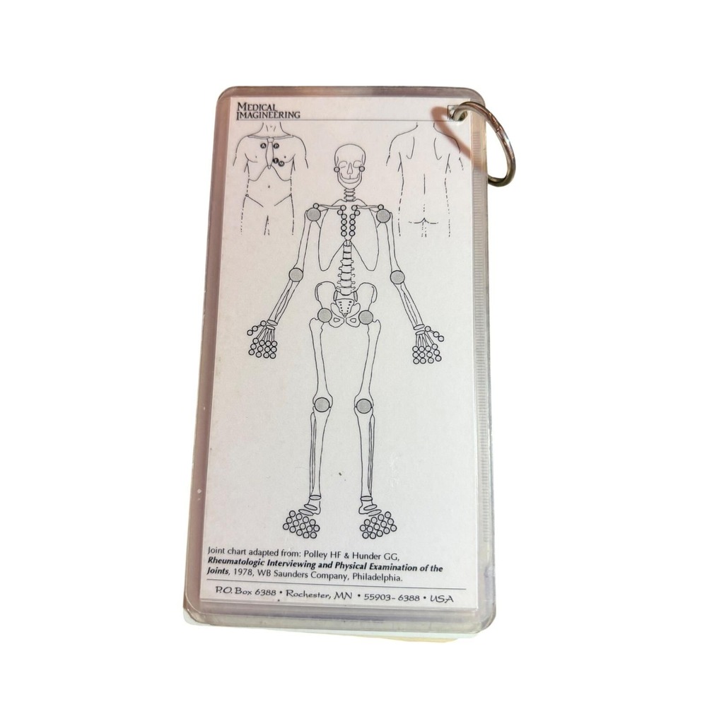 Vintage Medical Pocket Reference Cards Clark's Charts P-Cards Lab Values Ruler